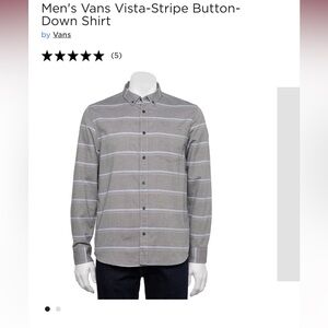 vans button down shirt